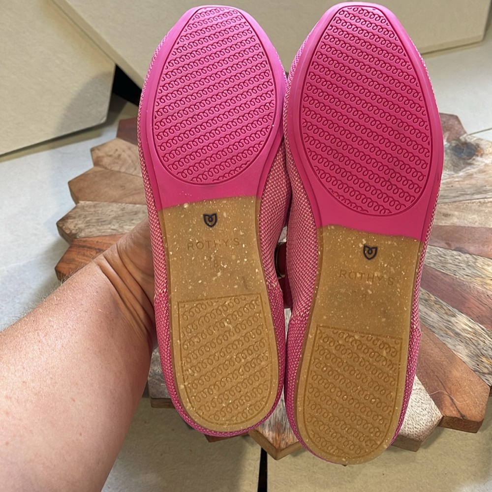 Rothy's The Square Retired. Strawberry Ice pink flat size 8 - Picture 7 of 10